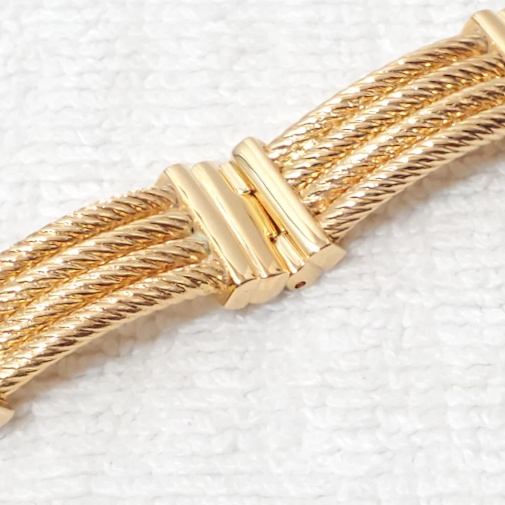 Vintage Gruen Women’s Gold Tone Quartz Watch Stainless Steel White Dial